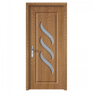 Usa de interior din lemn cu geam Super Door F12-88-Q stanga / dreapta stejar deschis 203 x 88 cm