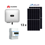 Kit Sistem Fotovoltaic 6 KW Hibrid Trifazat, Invertor Huawei Si 13 Panouri JA Solar 465W