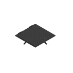 Capac Metal Vopsit URBAN Access 400x400 PL.340x340 Hext.33, Pietonal, cu Mâner - , ideal pentru zone pietonale, spații interioare, terase sau mansarde.
