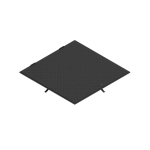 Capac Metal Vopsit URBAN Access Pătrat 800x800 PL.740x740 Hext.33 Pietonal cu Mâner