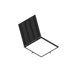 Capac Metal Vopsit URBAN Access Pătrat 800x800 PL.740x740 Hext.33 Pietonal cu Mâner