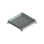 Capac OZ URBAN UNIFILL ASCUNS Pătrat 400x400 PL.300x300 Hext.120 Hin.80 cu Închizător