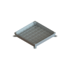 Capac OZ URBAN UNIFILL ASCUNS Pătrat 490x490 PL.400x400 Hext.100 Hin.60 cu Închizător - imagine 2