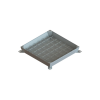 Capac OZ URBAN UNIFILL ASCUNS Pătrat 500x500 PL.400x400 Hext.120 Hin.80 cu Închizător - imagine 2