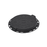 Capac PP URBAN Negru Rotund Necarosabil D.800 PL.600 Hext.80 cu Închizător