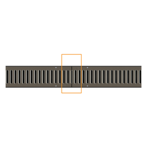 Kit Rigolă PP EASY 1 LN70 Hext. 90 Grătar OZ A15 1000x90x90