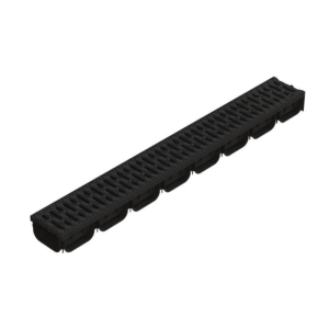Kit Rigolă PP EASY 2 LN100 Hext.70 Grătar PP Negru A15 1000x125x70