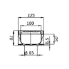 Kit Rigolă PP EASY 2 LN100 Hext.70 Grătar PP Negru A15 1000x125x70 - imagine 2
