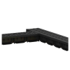 Kit Rigolă PP EASY 2 LN100 Hext.70 Grătar PP Negru A15 1000x125x70 - imagine 7