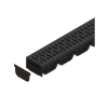 Kit Rigolă PP EASY 2 LN100 Hext.70 Grătar PP Negru A15 1000x125x70 - imagine 8
