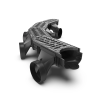 Modul R2 Rigolă PP EASY 2 Rotativă LN100 Hext.75 Grătar PP Negru A15 Centru 350x125x75 - imagine 7