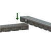 Kit Rigolă PP EASY 2 LN100 Hext.70 Grătar PP Gri Închis A15 1000x125x70 - imagine 2