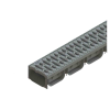 Kit Rigolă PP EASY 2 LN100 Hext.70 Grătar PP Gri Închis A15 1000x125x70 - imagine 3