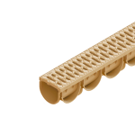 Kit Rigolă PP EASY 3 LN100 Hext.100 Grătar PP Nisip A15 1000x125x100