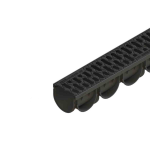 Kit Rigolă PP EASY 3 LN100 Hext.100 Grătar Fontă A15 1000x125x100 - sunt sisteme performante de drenaj pentru ape pluviale.