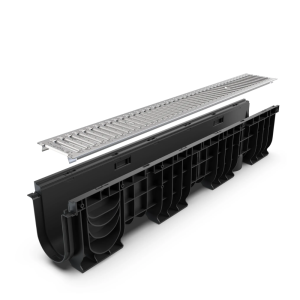 Kit Rigolă PP BASE LN100 Hext.200 Grătar Oțel Zincat A15