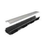 Kit rigolă PP BASE LN100 Hext.60 grătar OZ A15 1000x156x60