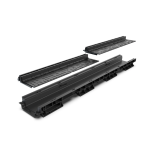 Kit Rigolă PP BASE LN100 Htot.85 cu Grătar Tip Fantă L H25 A15 1000x156x85