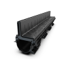 Kit Rigolă PP BASE LN100 Htot.220 mm cu Grătar Tip Fantă, Clasa A15-C250, 1000x156x220 mm - imagine 2