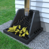 Kit Cămin Colector PP BASE Pătrat Negru cu Grătar Parafrunzar, 300x300 mm - imagine 9