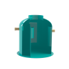 Separator GRĂSIMI GRP GPro 1.0LS D800 H1430 TN200L IN/OUT Ø110 - imagine 2