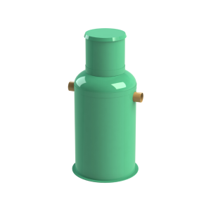 Separator Grăsimi GRP GEasy 0.5LS D620 H1300 IN/OUT Ø110 - Acest separator compact și eficient este conceput pentru gestionarea apelor uzate.