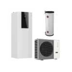 Pachet Pompă de Căldură Aer-Apă Split Clivet – 12 kW, Hidrotank 250L + Acumulator 50L, 380V