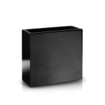 Jardiniera Flori Negru Fibra de Sticlă (Ø 55×28 cm / H 60 cm) - Design modern și funcțional, la un raport calitate-preț excelent.
