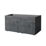 Jardinieră Plante și Copaci Exterior, Gri Închis (Ø59×25 cm / H25 cm)
