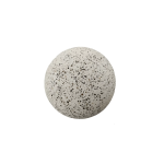 Bolard alb din beton sferic cu piatră naturală, 32 cm - Bolarzii din beton sunt elemente esențiale pentru un mediu urban sigur și funcțional.