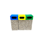 Cos de gunoi stradal selectiv din beton model 2