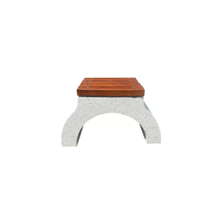 Scaun alb din beton și marmură model 1