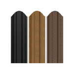 Șipcă Gard Metalică Oslo Vopsită Wood Mat 0.50 x 1250 mm