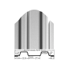 Șipcă Gard Metalică Oslo Zincată Magnelis 0.50 x 1500 mm - imagine 2