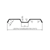 Șipcă Gard Metalică Sofia Zincată Magnelis 0.50 x 1250 mm - imagine 2