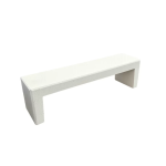 Bancă din beton cu aspect de marmură albă Model 16