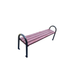Bancă stradală fără spătar cu laterale arcuite 170 cm – Model 77