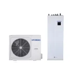 Pompă de căldură aer-apă split Hyundai R32, 8 kW, 220-240 V, cu boiler integrat de 190 litri – Clasa A+++