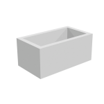 Cămin Prefabricat Dreptunghiular din Beton Armat 200 × 100 × 100 cm