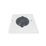 Capac Cămin din Beton 230 × 230 × 15 cm cu Ramă din Fontă B125