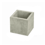 Cămin Pătrat din Beton 80 × 80 × 100 cm – Dimensiune Interioară 80 × 80 cm