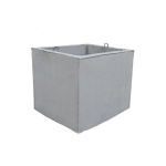 Cămin Pătrat din Beton – Dimensiune Interioară 100 × 100 cm, H100 cm